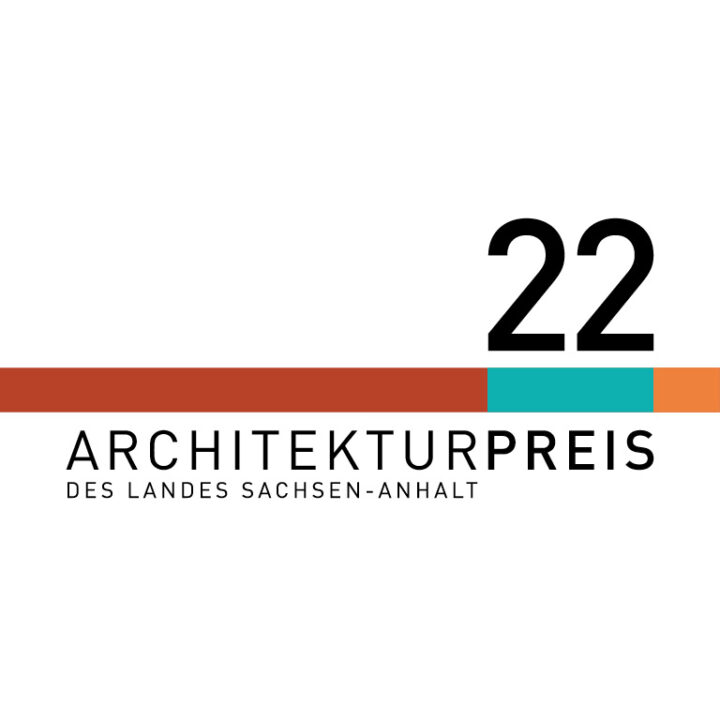 Logo Architekturpreis des Landes Sachsen-Anhalt 2022 farbig